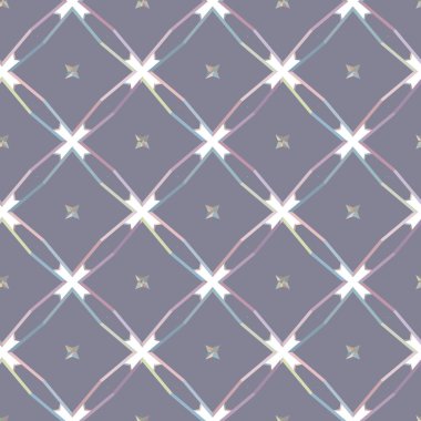 Geometrik süslemeli vektör deseni. Kusursuz tasarım dokusu.