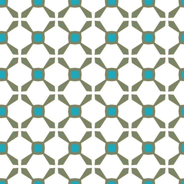 Geometrisches Ornamentales Vektormuster Nahtlose Design Textur — Stockvektor