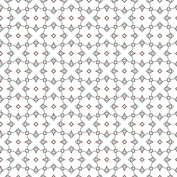 Geometrisches Ornamentales Vektormuster Nahtlose Design Textur — Stockvektor