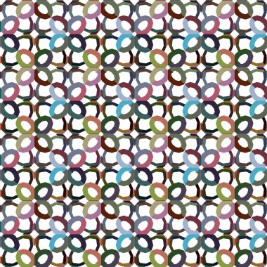 Geometrik süslemeli vektör deseni. Kusursuz tasarım dokusu.
