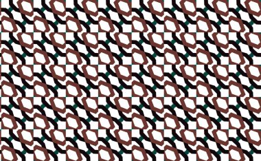 Geometrik süslemeli vektör deseni. Kusursuz tasarım dokusu.