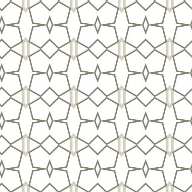 Geometrik süslemeli vektör deseni. Kusursuz tasarım dokusu.
