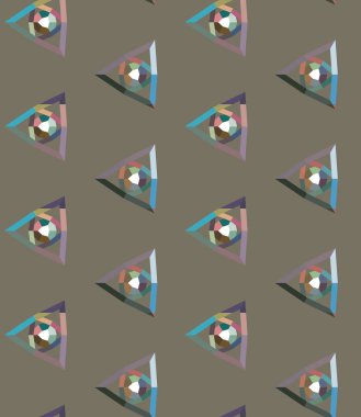 Geometrik süslemeli vektör deseni. Kusursuz tasarım dokusu.