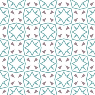 Geometrik süslemeli vektör deseni. Kusursuz tasarım dokusu.