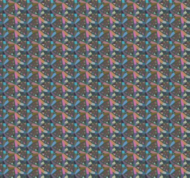 Geometrik süslemeli vektör deseni. Kusursuz tasarım dokusu.