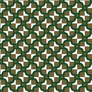 Geometrik süslemeli vektör deseni. Kusursuz tasarım dokusu.