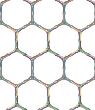 Geometrik süslemeli vektör deseni. Kusursuz tasarım dokusu.