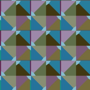 Geometrik süslemeli vektör deseni. Kusursuz tasarım dokusu.