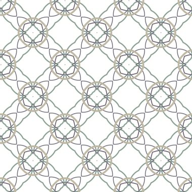 Geometrik süslemeli vektör deseni. Kusursuz tasarım dokusu.