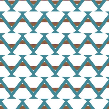 Geometrik süslemeli vektör deseni. Kusursuz tasarım dokusu.