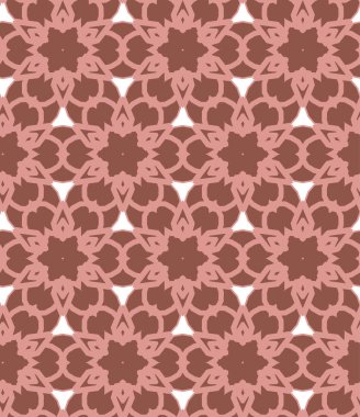 Geometrik süslemeli vektör deseni. Kusursuz tasarım dokusu.