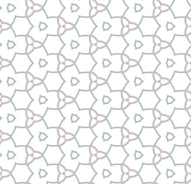Geometrik süslemeli vektör deseni. Kusursuz tasarım dokusu.
