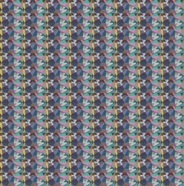 Geometrik süslemeli vektör deseni. Kusursuz tasarım dokusu.