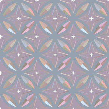 Geometrik süslemeli vektör deseni. Kusursuz tasarım dokusu.