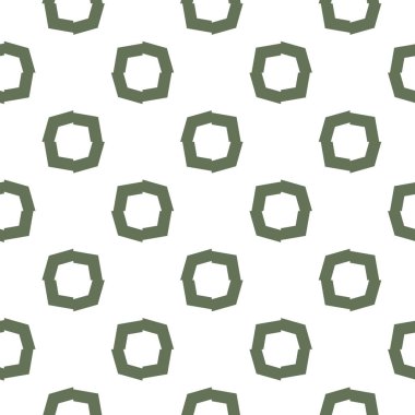 Geometrik süslemeli vektör deseni. Kusursuz tasarım dokusu.