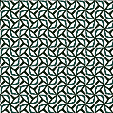 Geometrik süslemeli vektör deseni. Kusursuz tasarım dokusu.