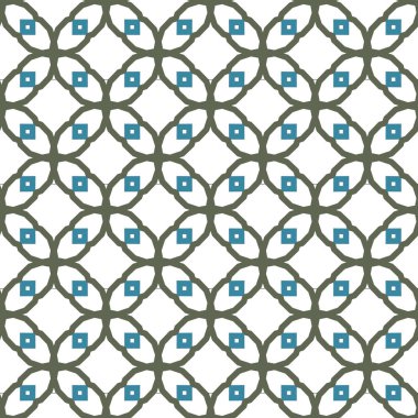 Geometrik süslemeli vektör deseni. Kusursuz tasarım dokusu.