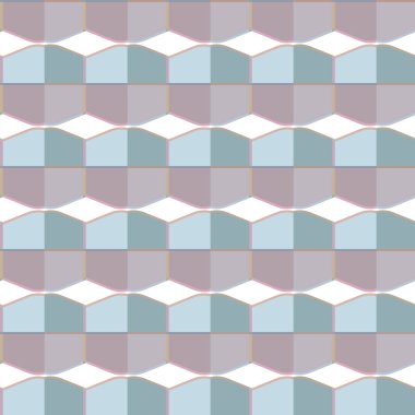 Geometrik süslemeli vektör deseni. Kusursuz tasarım dokusu.