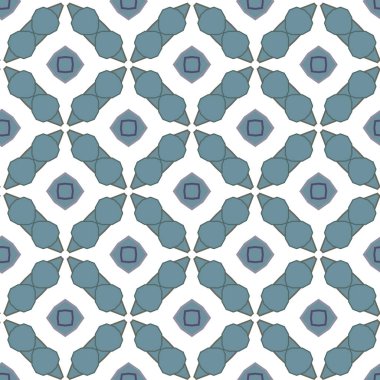 Geometrik süslemeli vektör deseni. Kusursuz tasarım dokusu.