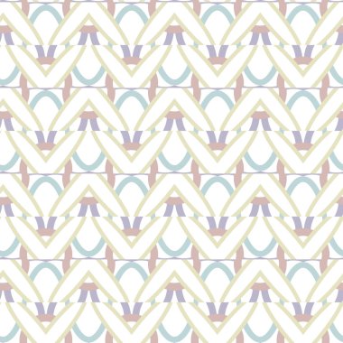 Geometrik süslemeli vektör deseni. Kusursuz tasarım dokusu.