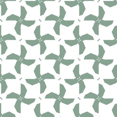 Geometrik süslemeli vektör deseni. Kusursuz tasarım dokusu.