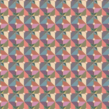 Geometrik süslemeli vektör deseni. Kusursuz tasarım dokusu.