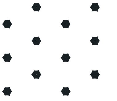 Geometrik süslemeli vektör deseni. Kusursuz tasarım dokusu.