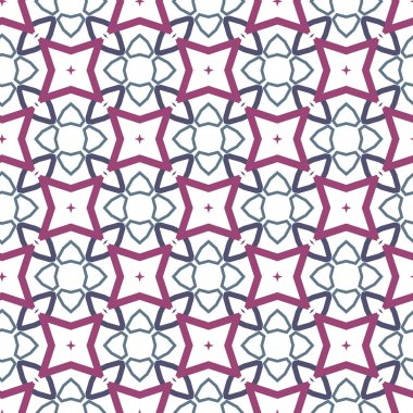 Geometrik süslemeli vektör deseni. Kusursuz tasarım dokusu.