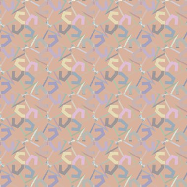 Geometrik süslemeli vektör deseni. Kusursuz tasarım dokusu.