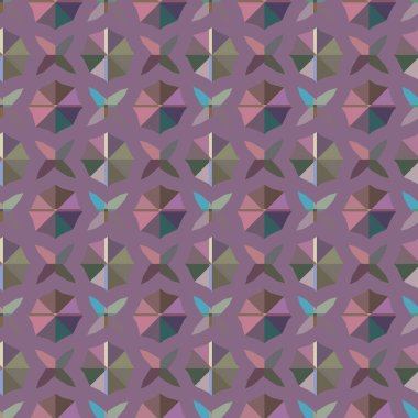 Geometrik süslemeli vektör deseni. Kusursuz tasarım dokusu.