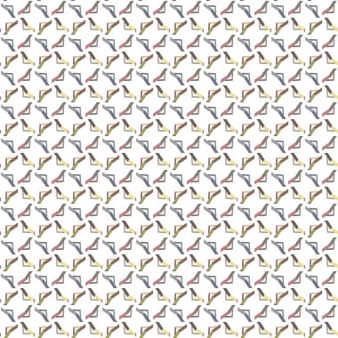 Geometrik süslemeli vektör deseni. Kusursuz tasarım dokusu.