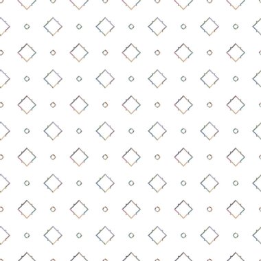 Geometrik süslemeli vektör deseni. Kusursuz tasarım dokusu.