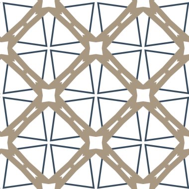 Geometrik süslemeli vektör deseni. Kusursuz tasarım dokusu.