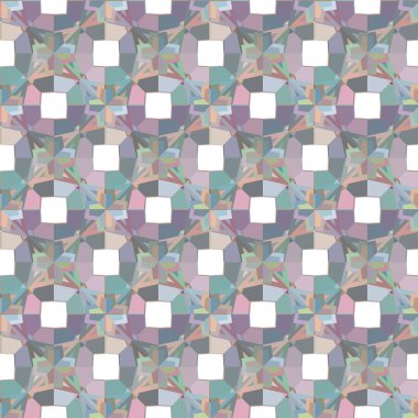 Geometrik süslemeli vektör deseni. Kusursuz tasarım dokusu.