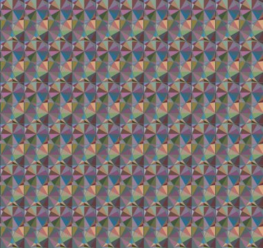 Geometrik süslemeli vektör deseni. Kusursuz tasarım dokusu.