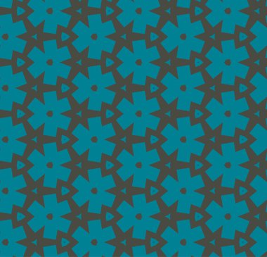 Geometrik süslemeli vektör deseni. Kusursuz tasarım dokusu.