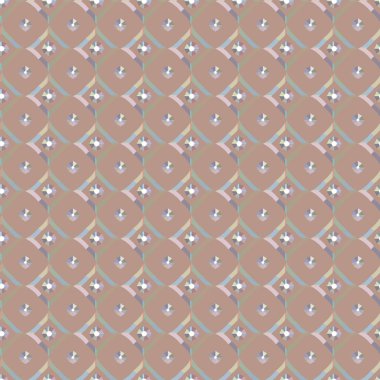 Geometrik süslemeli vektör deseni. Kusursuz tasarım dokusu.