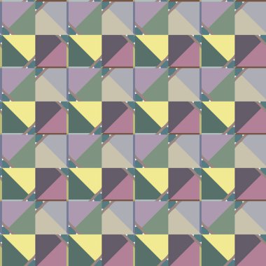 Geometrik süslemeli vektör deseni. Kusursuz tasarım dokusu.