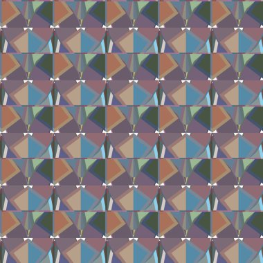 Geometrik süslemeli vektör deseni. Kusursuz tasarım dokusu.