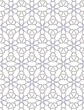 Geometrik süslemeli vektör deseni. Kusursuz tasarım dokusu.