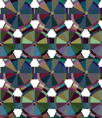 Geometrik süslemeli vektör deseni. Kusursuz tasarım dokusu.