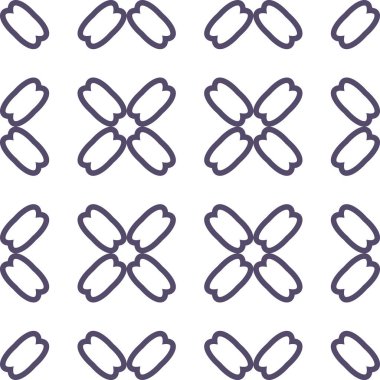 Geometrik süslemeli vektör deseni. Kusursuz tasarım dokusu.