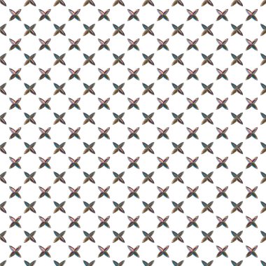 Geometrik süslemeli vektör deseni. Kusursuz tasarım dokusu.