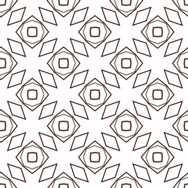 Geometrik süslemeli vektör deseni. Kusursuz tasarım dokusu.