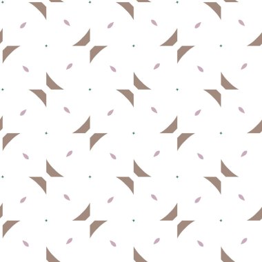 Geometrik süslemeli vektör deseni. Kusursuz tasarım dokusu.