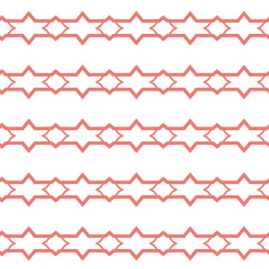 Geometrik süslemeli vektör deseni. Kusursuz tasarım dokusu.