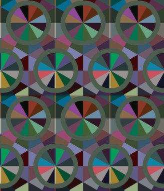 Geometrik süslemeli vektör deseni. Kusursuz tasarım dokusu.