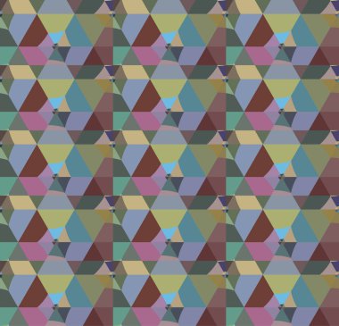 Geometrik süslemeli vektör deseni. Kusursuz tasarım dokusu.