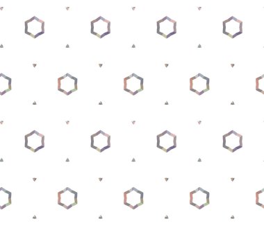 Geometrik süslemeli vektör deseni. Kusursuz tasarım dokusu.