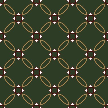 Geometrik süslemeli vektör deseni. Kusursuz tasarım dokusu.